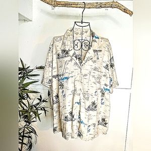 Vintage :: Fashion Bug Hawaiian Tropical Button Down Shirt